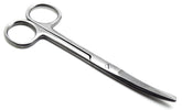 TISCO Lifecare Standard Surgical Scissor Curved Both Blunt Tips Operating Scissors