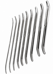 TISCO Lifecare Pratt Cervical Dilators Set of 10 Pcs Stainless Steel Gynecological Surgical Instrument