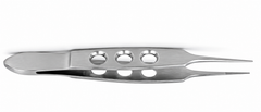 TISCO Lifecare Bishop Harmon Iris Forceps Serrated – Precision Ophthalmic Microsurgical Instrument