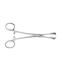 TISCO Lifecare Czerny Braun Tissue Forceps 20 CM / 8 Inch 3x3 Prong Stainless Steel Surgical Instrument