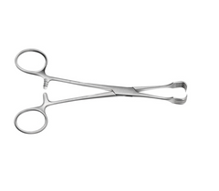 TISCO Lifecare Czerny Braun Tissue Forceps 25 CM / 10 Inch 3x3 Prong Stainless Steel Surgical Instrument