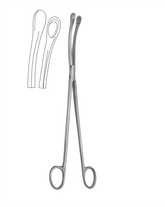 TISCO Lifecare Ovum Forceps Curved Cup 25cm (10 Inch) No. 3 Stainless Steel Surgical Instrument for Gynecological Use