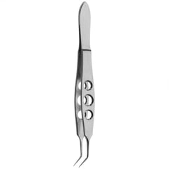 TISCO Lifecare Kelman Macpherson Forceps 10mm Angled Tying – Precision Ophthalmic Surgical Instrument
