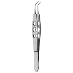 TISCO Lifecare Kelman Macpherson Forceps 10mm Angled Tying – Precision Ophthalmic Surgical Instrument