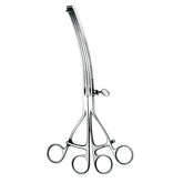 TISCO Lifecare Lane’s Twin Anastomosis Clamp Curved Stainless Steel Surgical Instrument