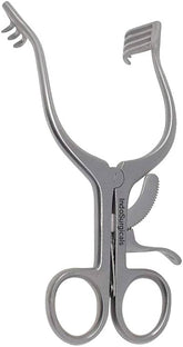 TISCO Lifecare Mastoid Retractor 4" Curved 2x2 – Stainless Steel Surgical Instrument (Autoclavable, Precision Retraction, ENT & Neurosurgical Use)