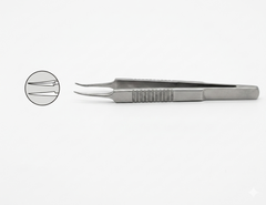 TISCO Lifecare Tying Forceps Micro Curved Big – Precision Microsurgical Instrument for Advanced Suturing Control
