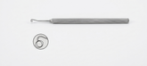 TISCO Lifecare Nightangle Capsule Polishing Curette Right Stainless Steel Ophthalmic Surgical Instrument