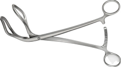 TISCO Lifecare Somers Uterus Holding Forceps 23.5 CM / 9 Inch Stainless Steel Gynecological Surgical Instrument