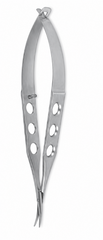 TISCO Lifecare Castroviejo Corneal Scissor Blunt Tip Half Curved – Precision Ophthalmic Instrument for Safe Corneal Dissection