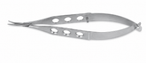 TISCO Lifecare Micro Corneal Scissor Slightly Curved (Hole) – Precision Ophthalmic Instrument for Controlled Corneal Dissection