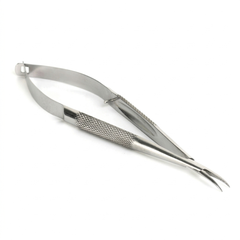 TISCO Lifecare Barraquer Micro N/H Extra Delicate Curved With Lock Stainless Steel Ophthalmic Surgical Instrument