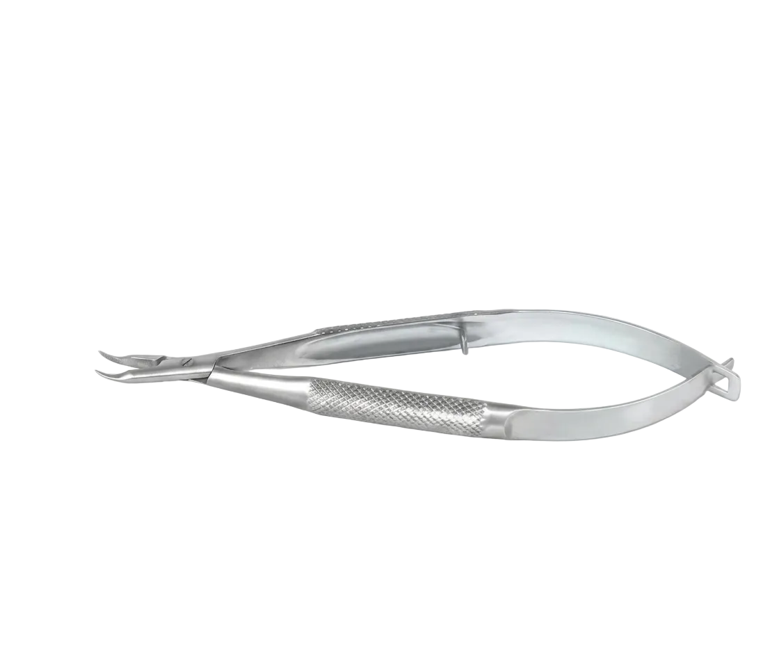 TISCO Lifecare Barraquer Needle Holder Short Model W/O Lock Stainless Steel Ophthalmic Surgical Instrument