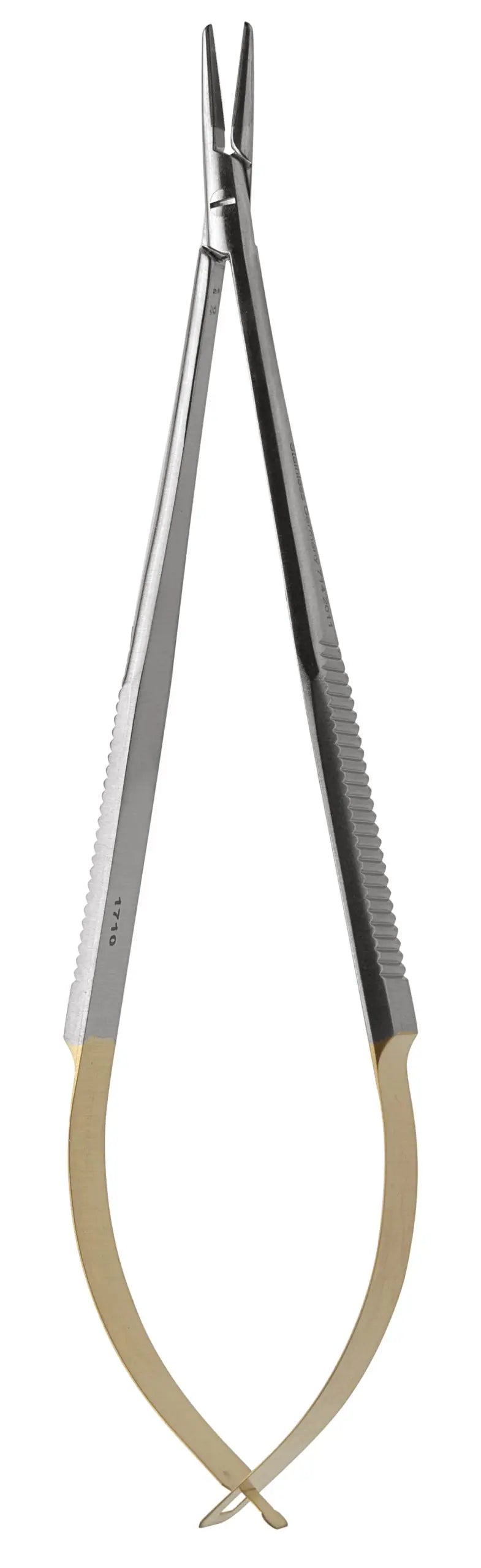 TISCO Lifecare Castroviejo Needle Holder Without Lock Tungsten Carbide 5 Inch Straight (Round)