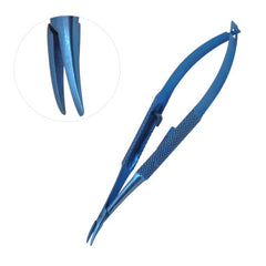 TISCO Lifecare TITANIUM  CASTROVIEJO NEEDLE HOLDER  ROUND 7" WITH LOCK CVD