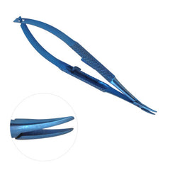 TISCO Lifecare TITANIUM CASTROVIEJO NEEDLE HOLDER  ROUND 8" WITH LOCK CVD
