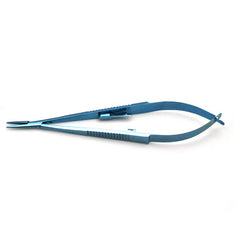 TISCO Lifecare TITANIUM  CASTROVIEJO NEEDLE HOLDER  ROUND 8" WITH LOCK STR