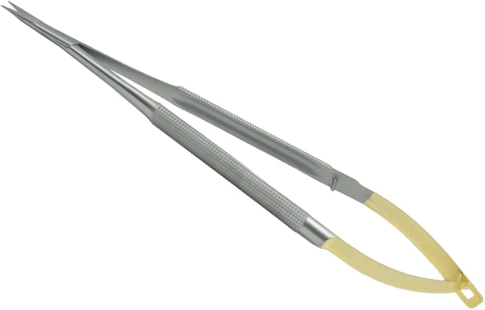 TISCO Lifecare Castroviejo Scissor Tungsten Carbide 5" Straight  Stainless Steel Microsurgical Instrument