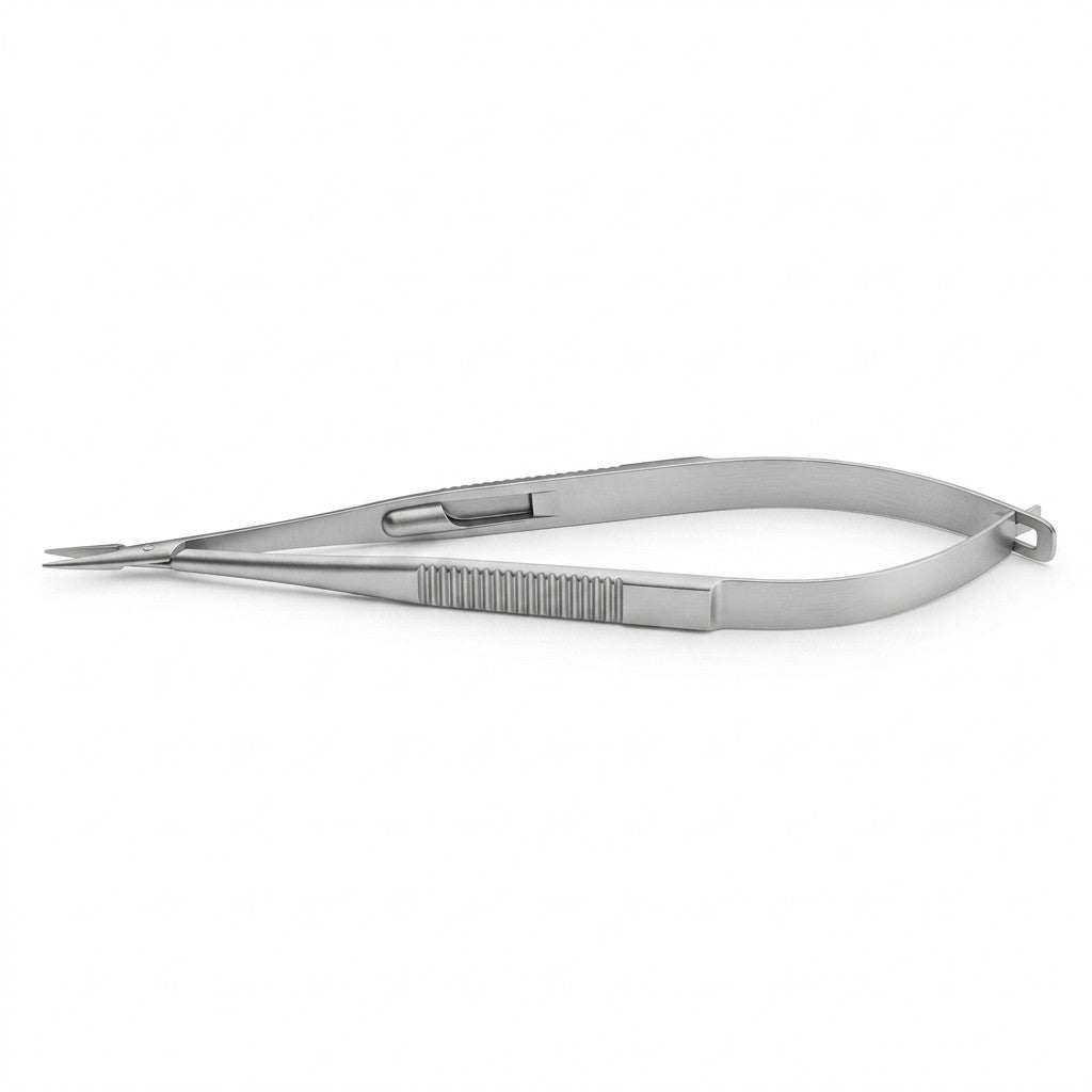 TISCO Lifecare Barraquer Needle Holder Without Lock – Precision Ophthalmic Microsurgical Instrument
