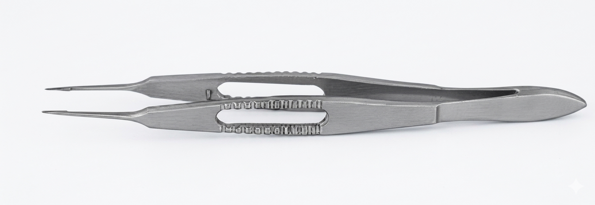 TISCO Lifecare Castroviejo Wide Handle Tying Forceps – Precision Microsurgical Instrument for Superior Suturing Control