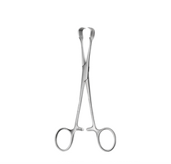 TISCO Lifecare Czerny Braun Tissue Forceps 15 CM / 6 Inch 3x3 Prong Stainless Steel Surgical Instrument