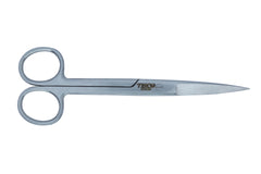 TISCO Lifecare Dressing Scissor Straight (Both Tips Pointed) 7" Stainless Steel Surgical Scissors