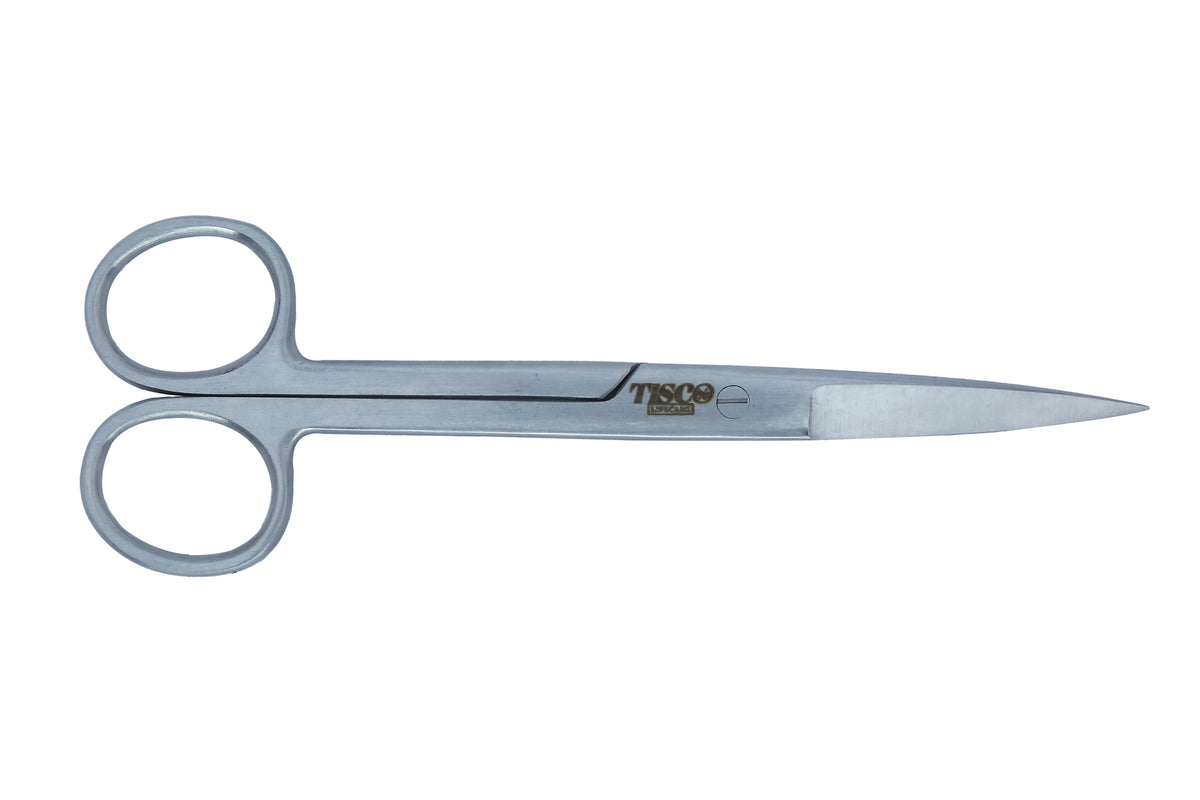 TISCO Lifecare Dressing Scissor Straight (Both Tips Pointed) 10"Stainless Steel Surgical Scissors