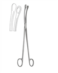 TISCO Lifecare Ovum Forceps Curved Cup 25cm (10 Inch) No. 1 Stainless Steel Surgical Instrument for Gynecological Use