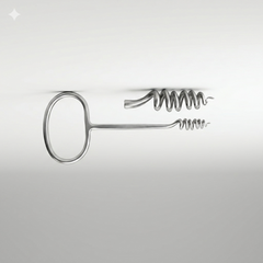 TISCO Lifecare Myoma Screw on Ring Handle Big Stainless Steel Gynecological Surgical Instrument