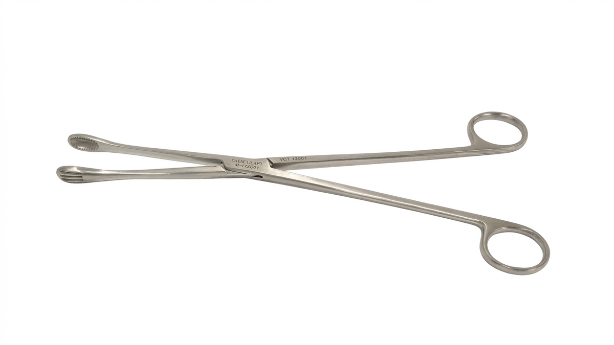 TISCO Lifecare Ovum Forceps Straight Cup 25cm (10 Inch) No. 3 Stainless Steel Surgical Instrument for Gynecological Use