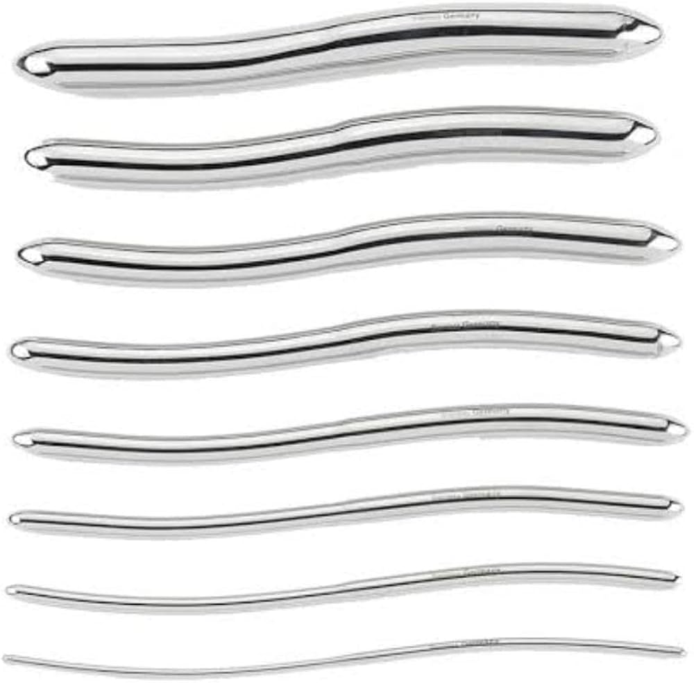 TISCO Lifecare Haegers Cervical Dilators Double Ended 1mm Graduated Set of 8pcs – Precision Surgical Instruments