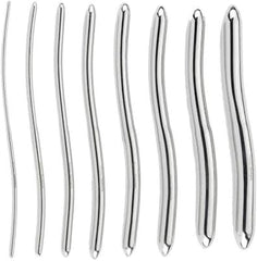 TISCO Lifecare Haegers Cervical Dilators Double Ended 0.5mm Graduated Set of 10pcs – Precision Gynecological Instruments