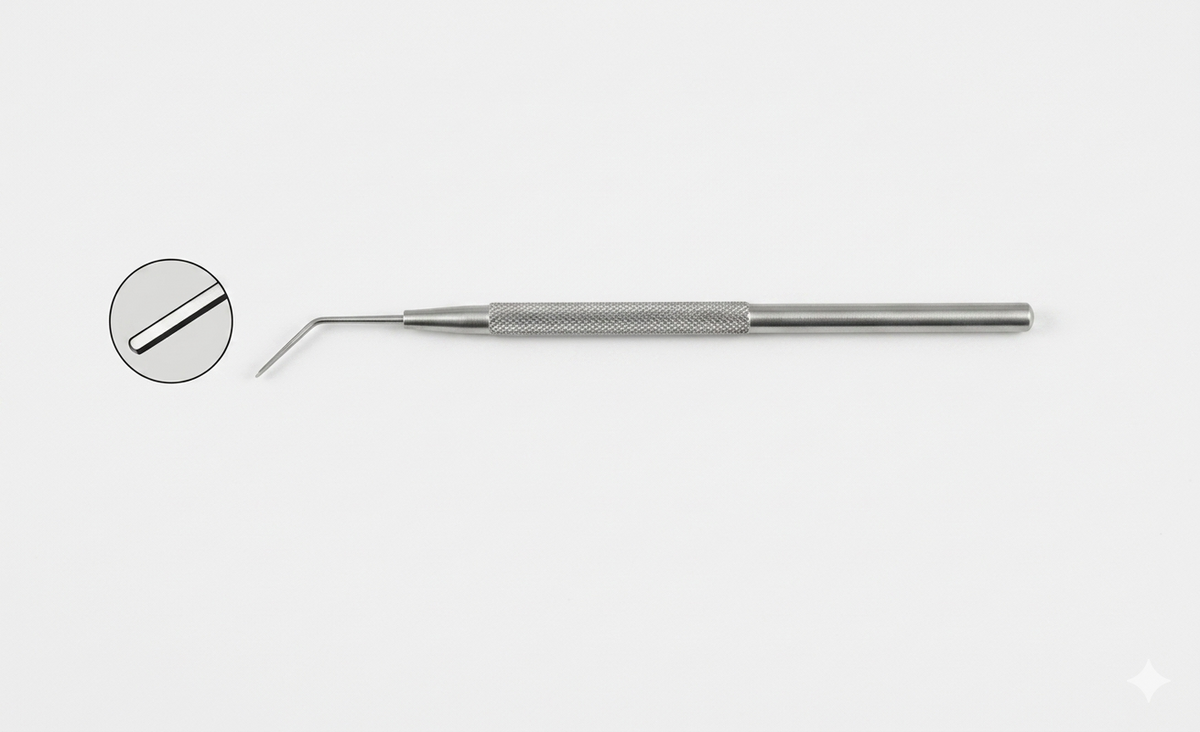 TISCO Lifecare Jaffe Lens Spatula Flat Smooth Stainless Steel Ophthalmic Surgical Instrument