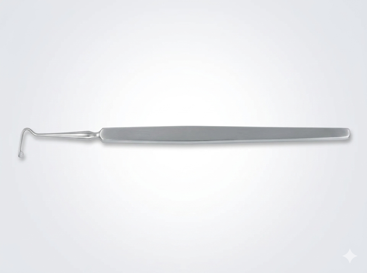 TISCO Lifecare Jameson Strabismus Hook Big | Advanced Ophthalmic Instrument for Eye Muscle Surgery