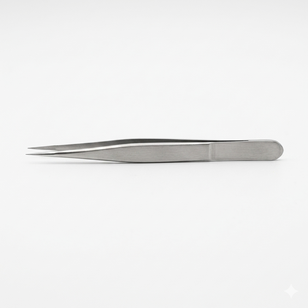 TISCO Lifecare Jewelers Forceps No. 3C – Precision Curved Fine-Point Instrument for Delicate Handling and Microsurgical Applications