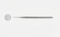 TISCO Lifecare Knolle Iris Hook Very Blunt Straight Stainless Steel Ophthalmic Surgical Instrument