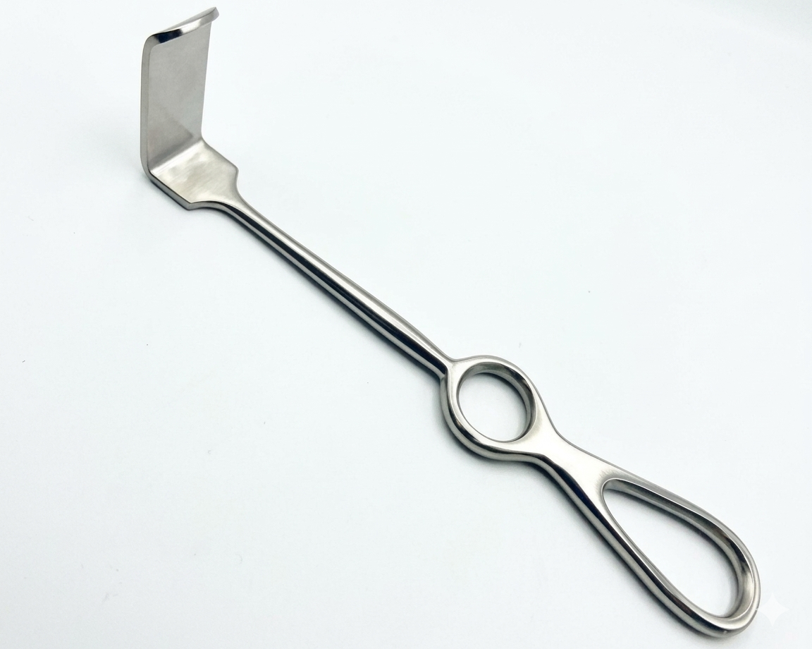 TISCO Lifecare Langenbeck Retractor 9" – Blade 55×22 mm | Stainless Steel Surgical Instrument