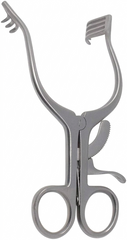 TISCO Lifecare Mastoid Retractor 8" Curved 4*4 – Premium Stainless Steel Surgical Instrument