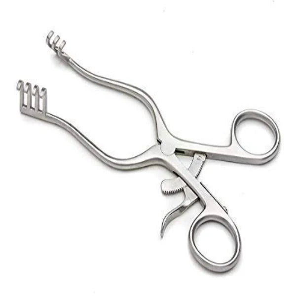 TISCO LIFECARE Mastoid Retractor 6" Straight 4x4 – Surgical Grade Stainless Steel ENT Instrument