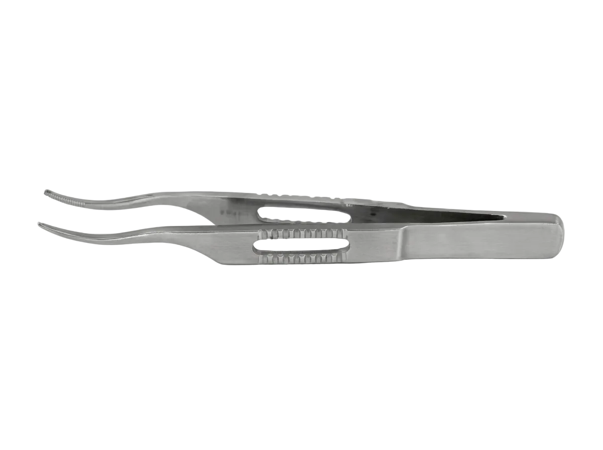 TISCO Lifecare Pierse Type Micro Forceps Curved No. 22 – Precision Curved Instrument for Advanced Microsurgical Control