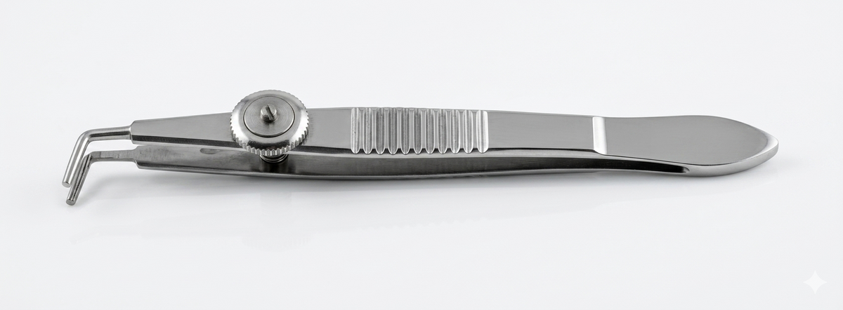 TISCO Lifecare Swiss Model Muscle Forceps Left – Precision Ophthalmic Instrument for Controlled Muscle Handling
