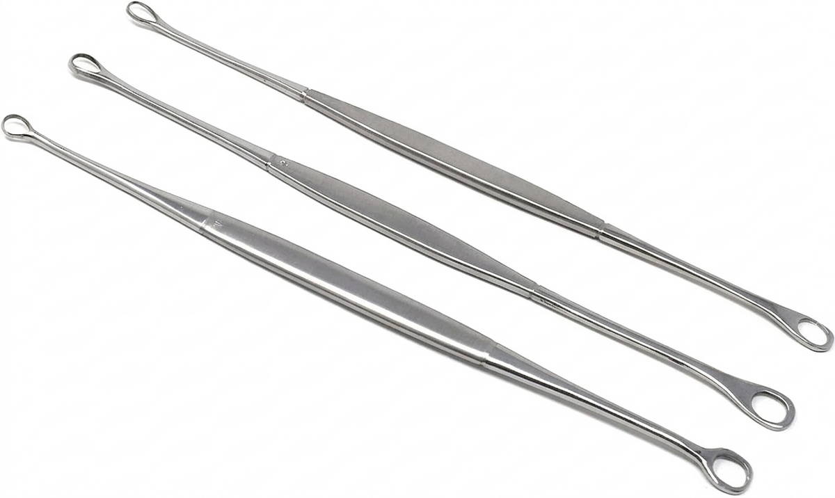 TISCO Lifecare Uterine Curette Double Ended Sharp/Blunt – Size 0 | Premium Stainless Steel Gynecology Surgical Instrument