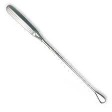 TISCO Lifecare Uterine Curette Single Ended Sharp – Size 2 | Premium Stainless Steel Gynecology Surgical Instrument