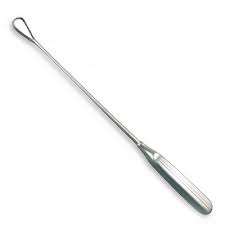 TISCO Lifecare Uterine Curette Single Ended Sharp – Size 1 | Premium Stainless Steel Gynecology Surgical Instrument