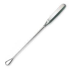 TISCO Lifecare Uterine Curette Single Ended Sharp – Size 000 | Precision Stainless Steel Gynecology Surgical Instrument