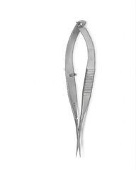 TISCO Lifecare Vannas Scissors St. 7MM Stainless Steel Ophthalmic Surgical Instrument