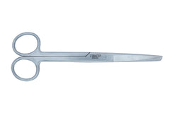 TISCO Lifecare Dressing Scissor Straight (1 Sharp x 1 Blunt Tip) 10" Stainless Steel Surgical Scissors