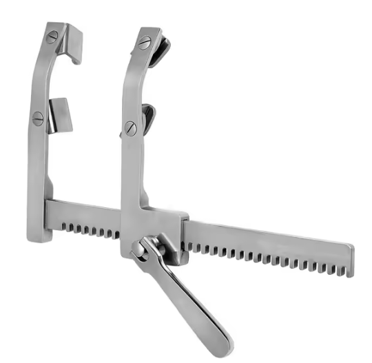 TISCO Lifecare Morse Self Retaining 4 Blade Sternal Spreader – Large Adult Surgical Retractor Premium Stainless Steel